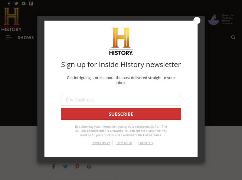 History.com: Prohibition Website History.com: Prohibition Website