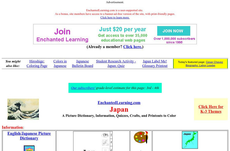 Enchanted Learning: Activities on Japan Unit Plan Enchanted Learning: Activities on Japan Unit Plan