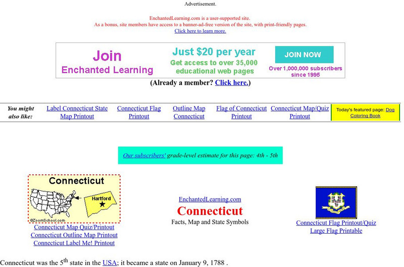 Enchanted Learning: Connecticut Unit Plan Enchanted Learning: Connecticut Unit Plan