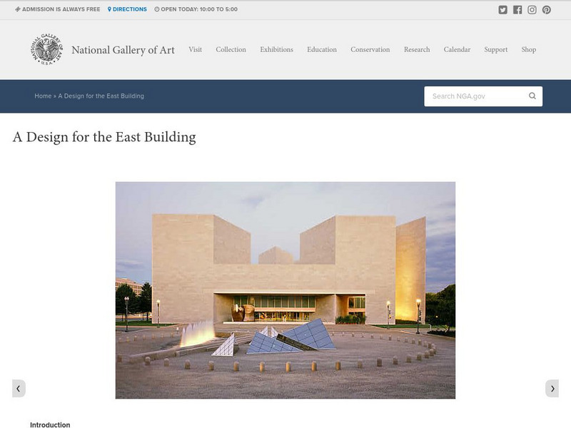 National Gallery of Art: A Design for the East Building Website