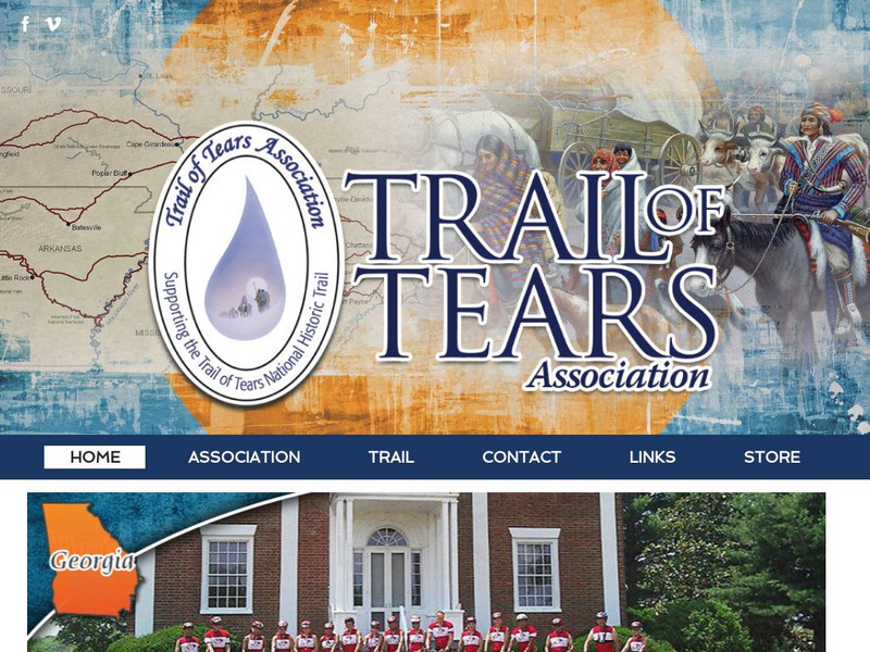 Trail of Tears Assoc: The Story Trail of Tears National Historic Trail Website Trail of Tears Assoc: The Story Trail of Tears National Historic Trail Website