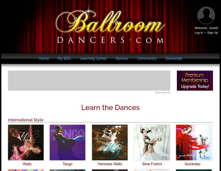 Ballroom dancers.com: Learn the Dance Website Ballroom dancers.com: Learn the Dance Website