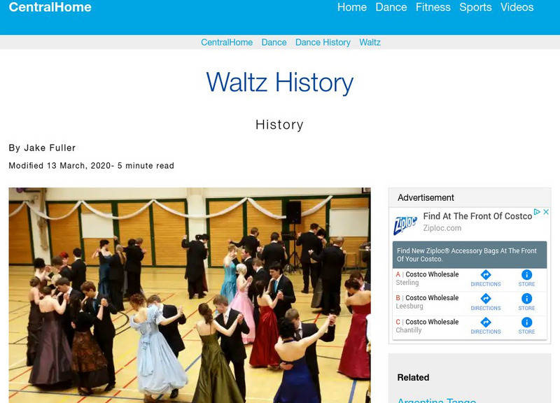 Central Home: Waltz History Website