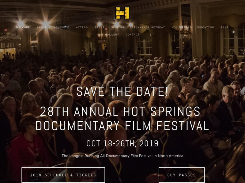Hot Springs Documentary Film Festival Activity Hot Springs Documentary Film Festival Activity