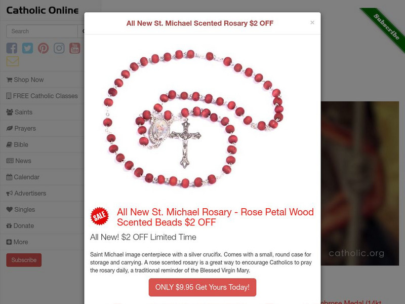 Catholic Online: Saint Ambrose Handout Catholic Online: Saint Ambrose Handout
