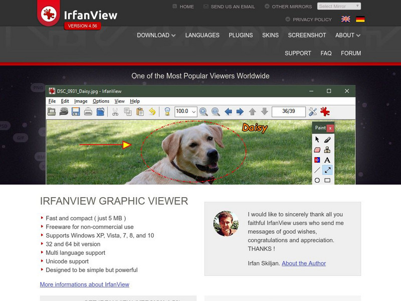 Irfanview Website Irfanview Website