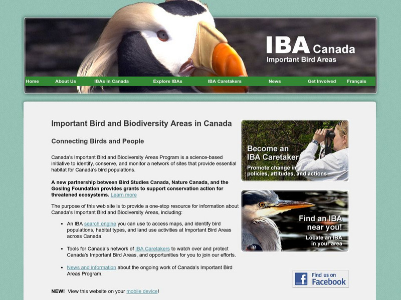 Nature Canada: Important Bird Areas of Canada Website Nature Canada: Important Bird Areas of Canada Website