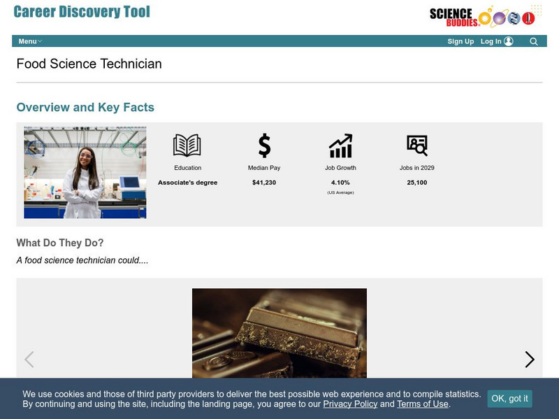 Science Buddies: Career Profile: Food Science Technician Website Science Buddies: Career Profile: Food Science Technician Website