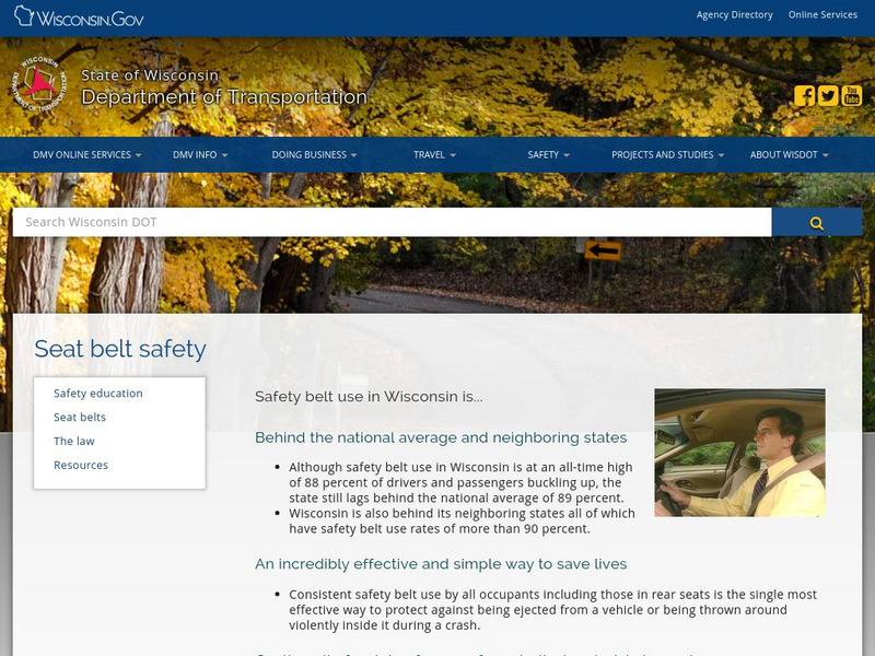 Safety & Consumer Protection: Seat Belt Safety Website Safety & Consumer Protection: Seat Belt Safety Website