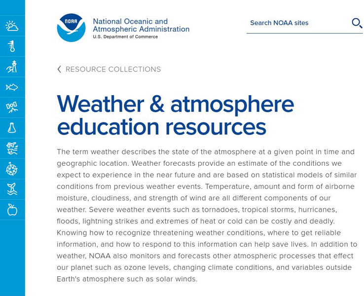 Noaa: Weather and Atmosphere Unit Plan