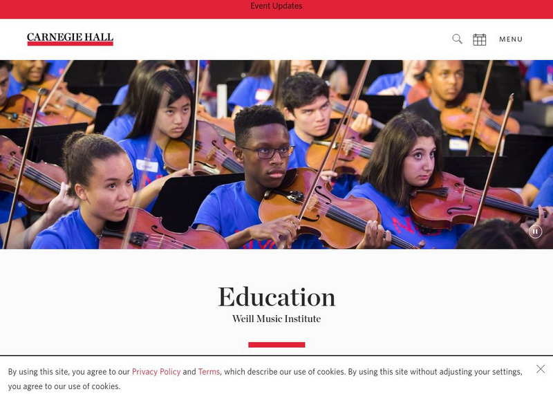 Carnegie Hall: Performance Guides: Bartok Quartets Website