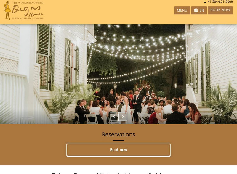 The Degas House Website The Degas House Website