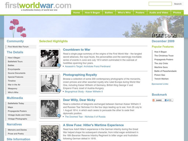 First World war.com Website First World war.com Website