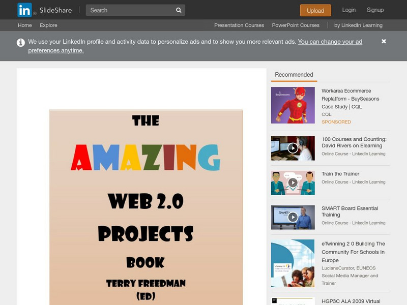 Terry Freedman: The Amazing Web 2.0 Projects Book [Pdf] Website