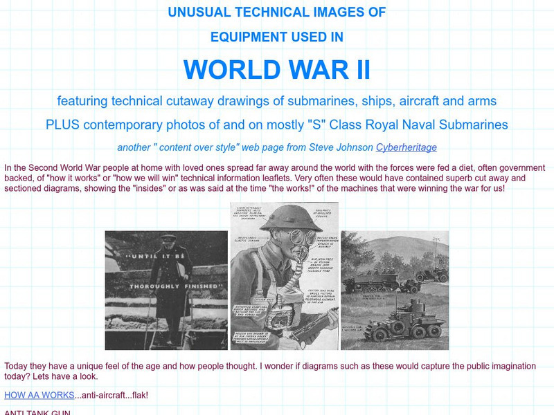 Cyberheritage: Unusual Technical Images of Equipment Used in World War Ii Graphic