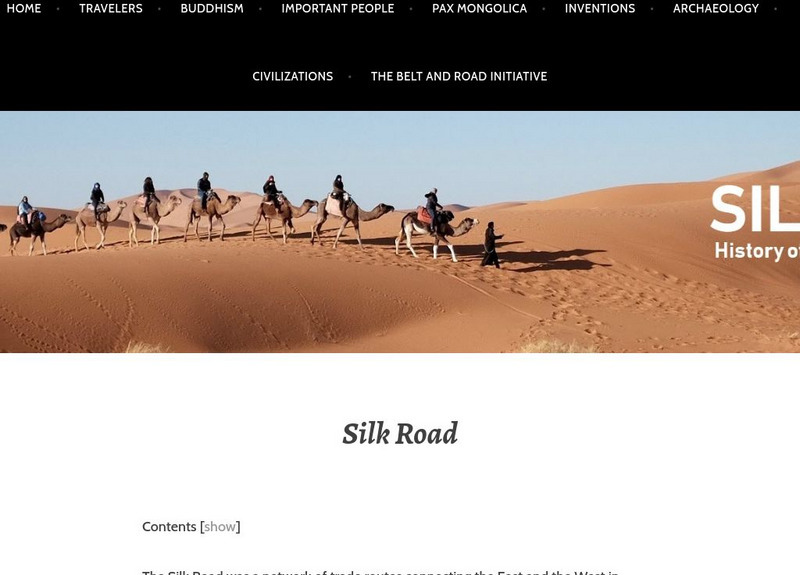 Silk Road: History of the Silk Road: The Belt and Road Initiative Article Silk Road: History of the Silk Road: The Belt and Road Initiative Article