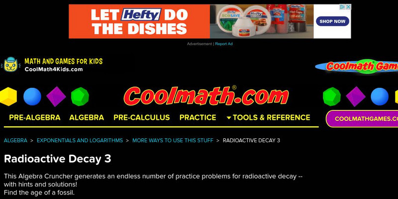 Coolmath: Radioactive Decay 3 Interactive Coolmath: Radioactive Decay 3 Interactive