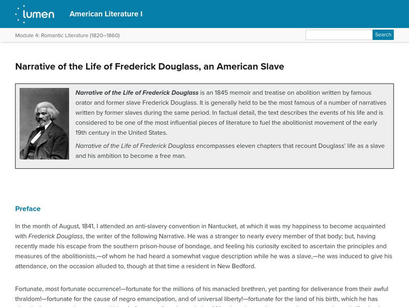 Lumen: Narrative of the Life of Frederick Douglass, an American Slave eBook Lumen: Narrative of the Life of Frederick Douglass, an American Slave eBook