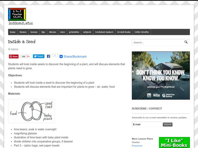 Atozteacherstuff: Inside a Seed Activity Atozteacherstuff: Inside a Seed Activity