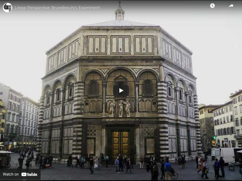 Khan Academy: Florence: Linear Perspective: Brunelleschi's Experiment Instructional Video Khan Academy: Florence: Linear Perspective: Brunelleschi's Experiment Instructional Video