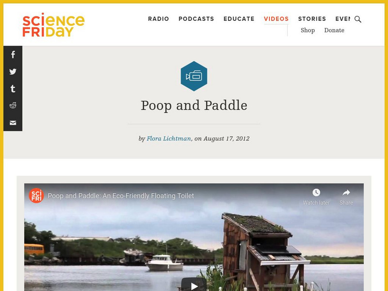 Science Friday: Poop and Paddle Instructional Video