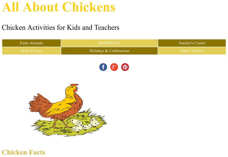 Kiddy House: All About Chickens for Kids and Teachers Website Kiddy House: All About Chickens for Kids and Teachers Website