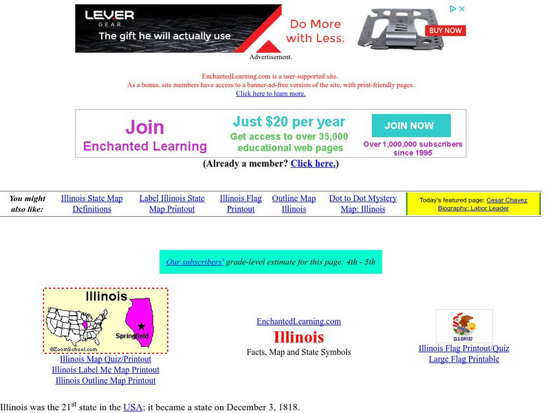 Enchanted Learning: Illinois Unit Plan Enchanted Learning: Illinois Unit Plan