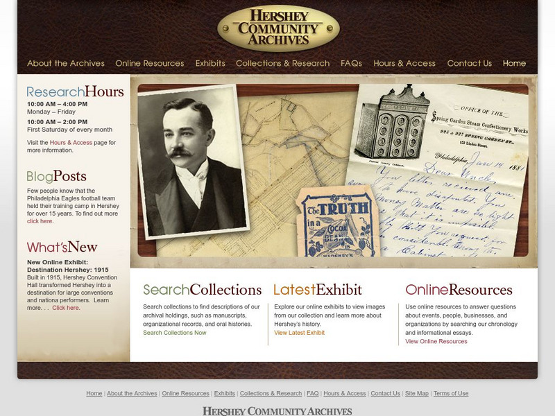 Hershey History Website Hershey History Website
