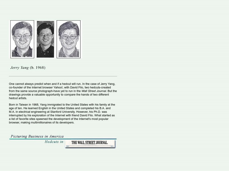 National Portrait Gallery: Picturing Business in America: Jerry Yang Website National Portrait Gallery: Picturing Business in America: Jerry Yang Website