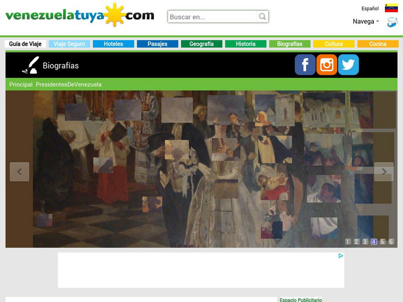 Venezuela History: Simon Bolivar Graphic