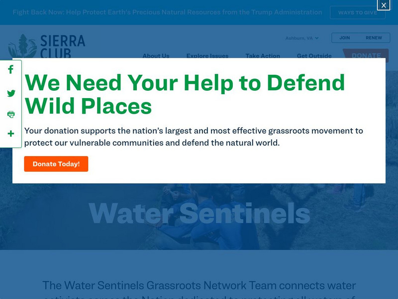 The Sierra Club: Clean Water Website The Sierra Club: Clean Water Website