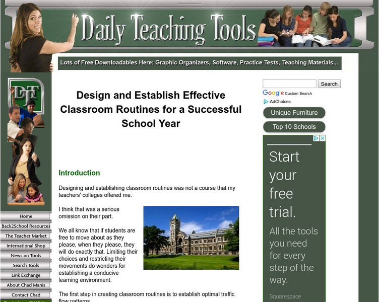 Daily Teaching Tools: Dismissing the Class Activity Daily Teaching Tools: Dismissing the Class Activity