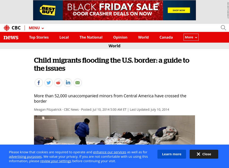 Cbc: Child Migrants Flooding the u.s. Border: A Guide Article Cbc: Child Migrants Flooding the u.s. Border: A Guide Article