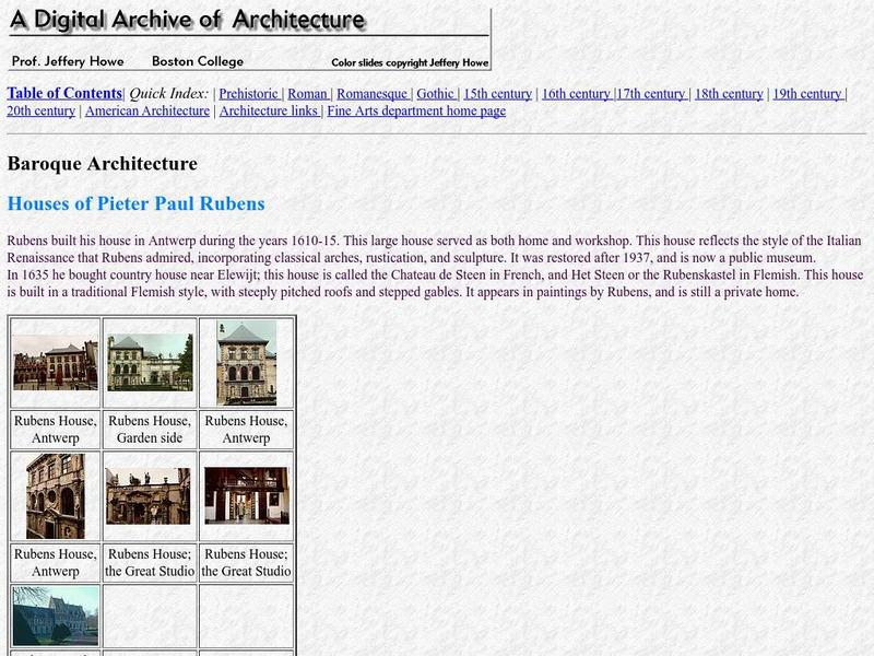 Boston College: Baroque Architecture Graphic Boston College: Baroque Architecture Graphic