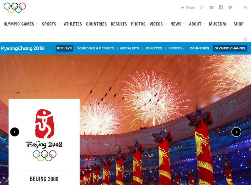 International Olympic Committee: Beijing 2008 Website