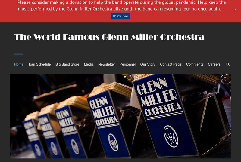 Glenn Miller Orchestra Website