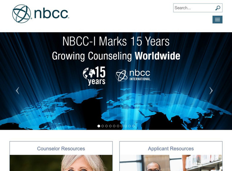 National Board for Certified Counselors, Inc. Website