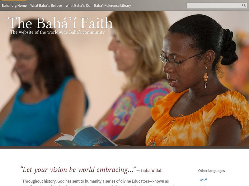 Bahai International Community: Bahai Faith Website Bahai International Community: Bahai Faith Website