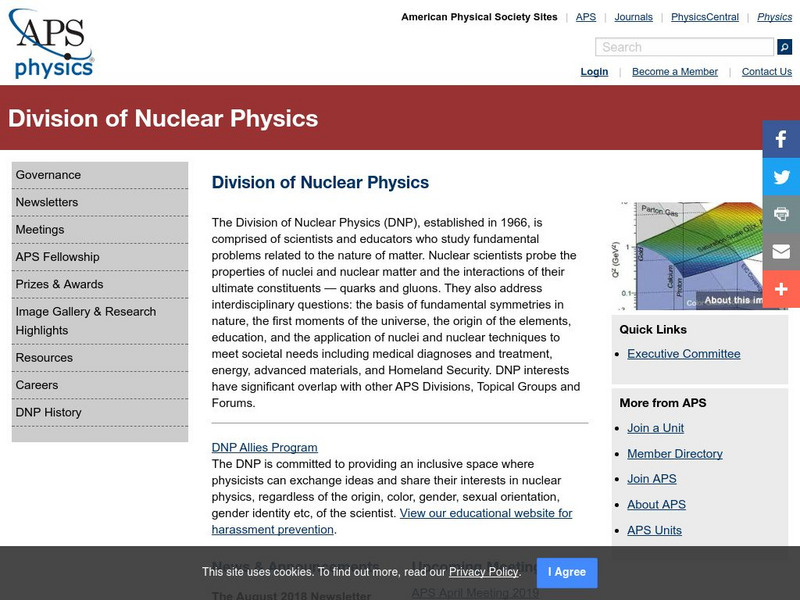 American Physical Society: Division of Nuclear Physics Website American Physical Society: Division of Nuclear Physics Website