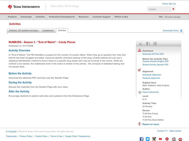Texas Instruments: Numb3 Rs: Candy Land Activity Texas Instruments: Numb3 Rs: Candy Land Activity