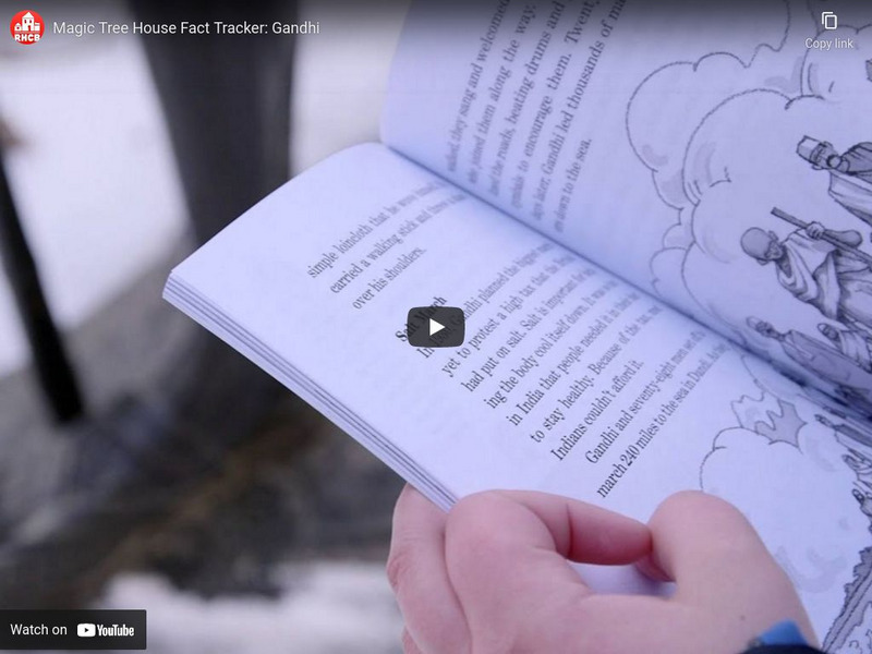 Penguin Random House: Rh Kids: Magic Tree House Fact Tracker: Gandhi Instructional Video Penguin Random House: Rh Kids: Magic Tree House Fact Tracker: Gandhi Instructional Video