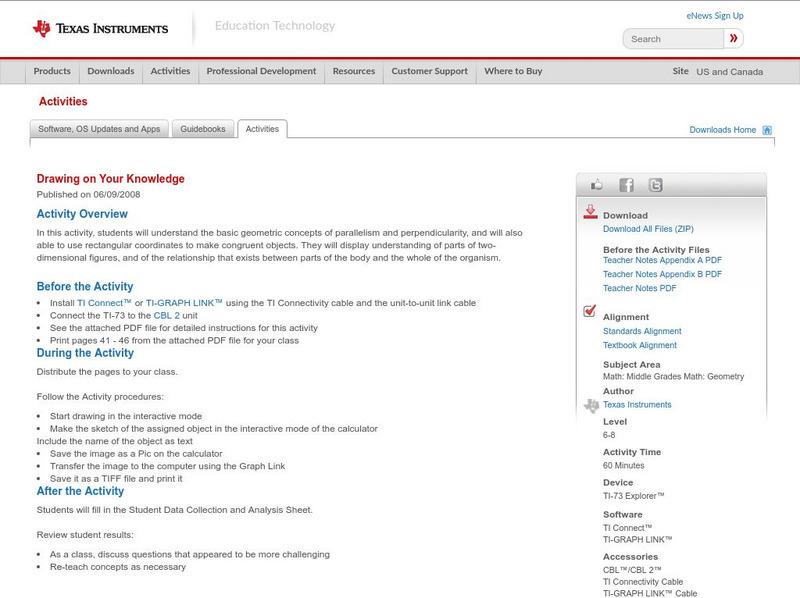 Texas Instruments: Drawing on Your Knowledge Activity Texas Instruments: Drawing on Your Knowledge Activity