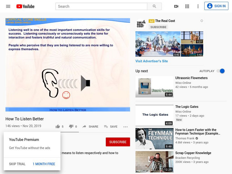 Wisc Online: How to Listen Better Unit Plan Wisc Online: How to Listen Better Unit Plan