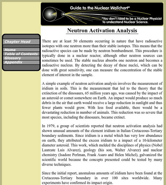 Berkeley Lab: Neutron Activation Analysis Article Berkeley Lab: Neutron Activation Analysis Article
