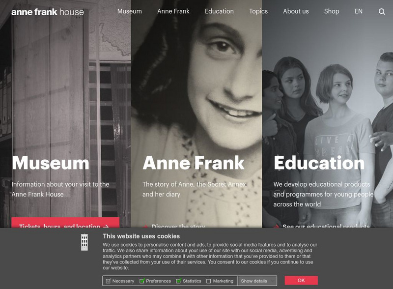 Anne Frank House Website Anne Frank House Website