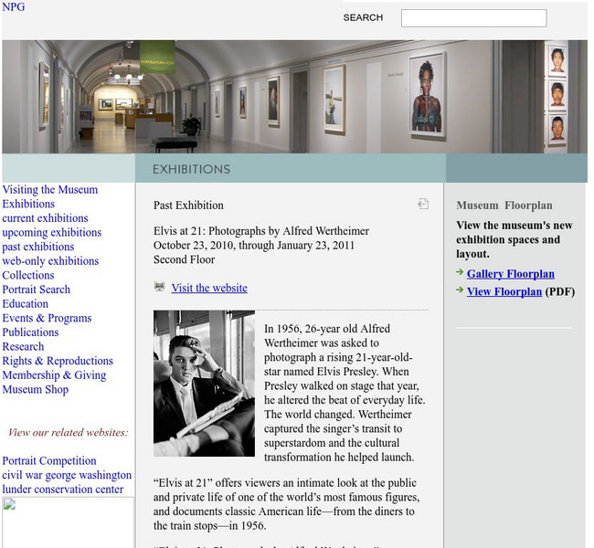 National Portrait Gallery: Elvis at 21 Primary National Portrait Gallery: Elvis at 21 Primary