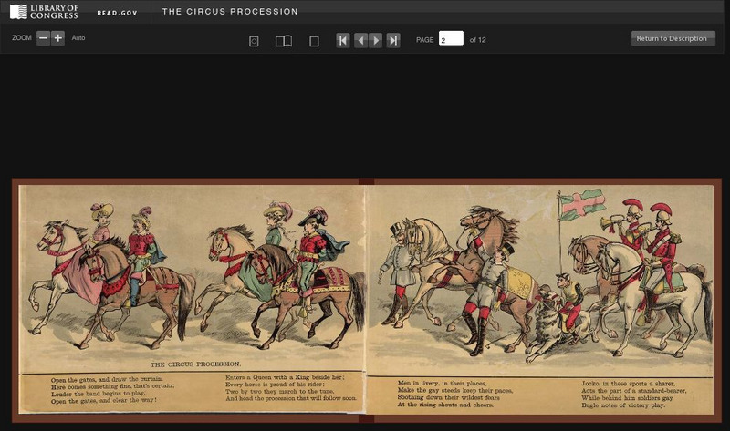Library of Congress: Classic Books: The Circus Procession Primary Library of Congress: Classic Books: The Circus Procession Primary
