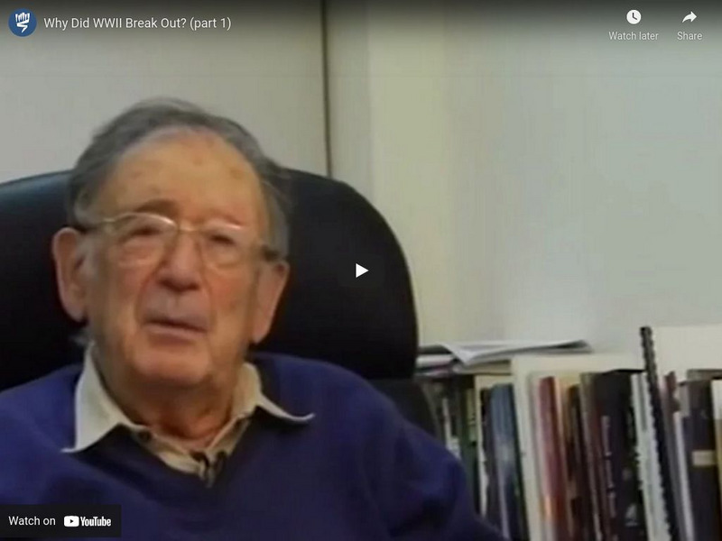 Yad Vashem: Why Did Wwii Break Out? Part I Instructional Video Yad Vashem: Why Did Wwii Break Out? Part I Instructional Video