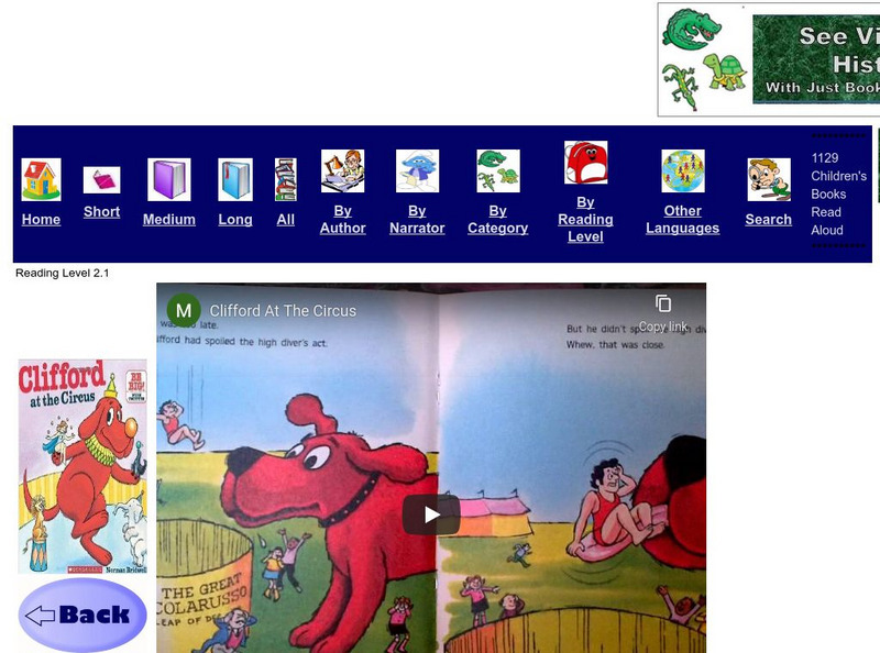 Just Books Read Aloud: Norman Bridwell: Clifford at the Circus eBook