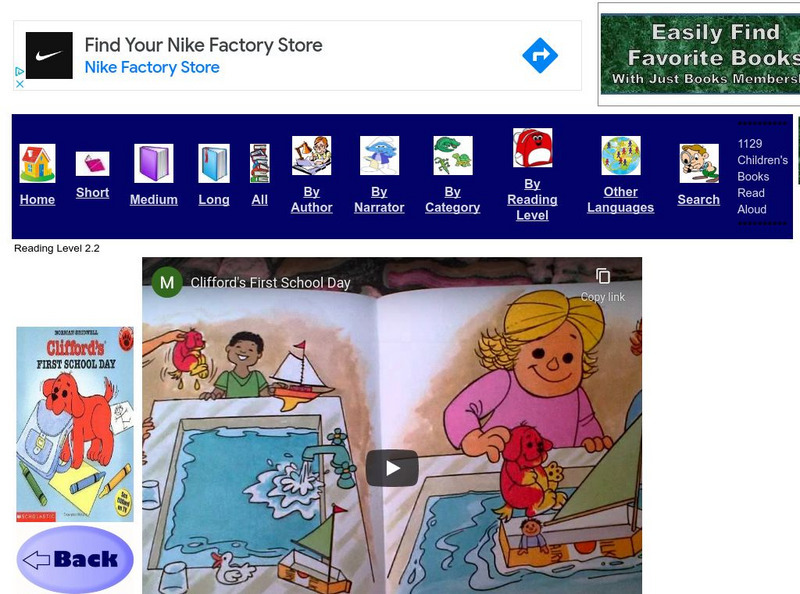 Just Books Read Aloud: Norman Bridwell: Clifford's First Day School eBook